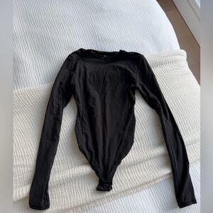Skims Long Sleeve Crew Neck Bodysuit